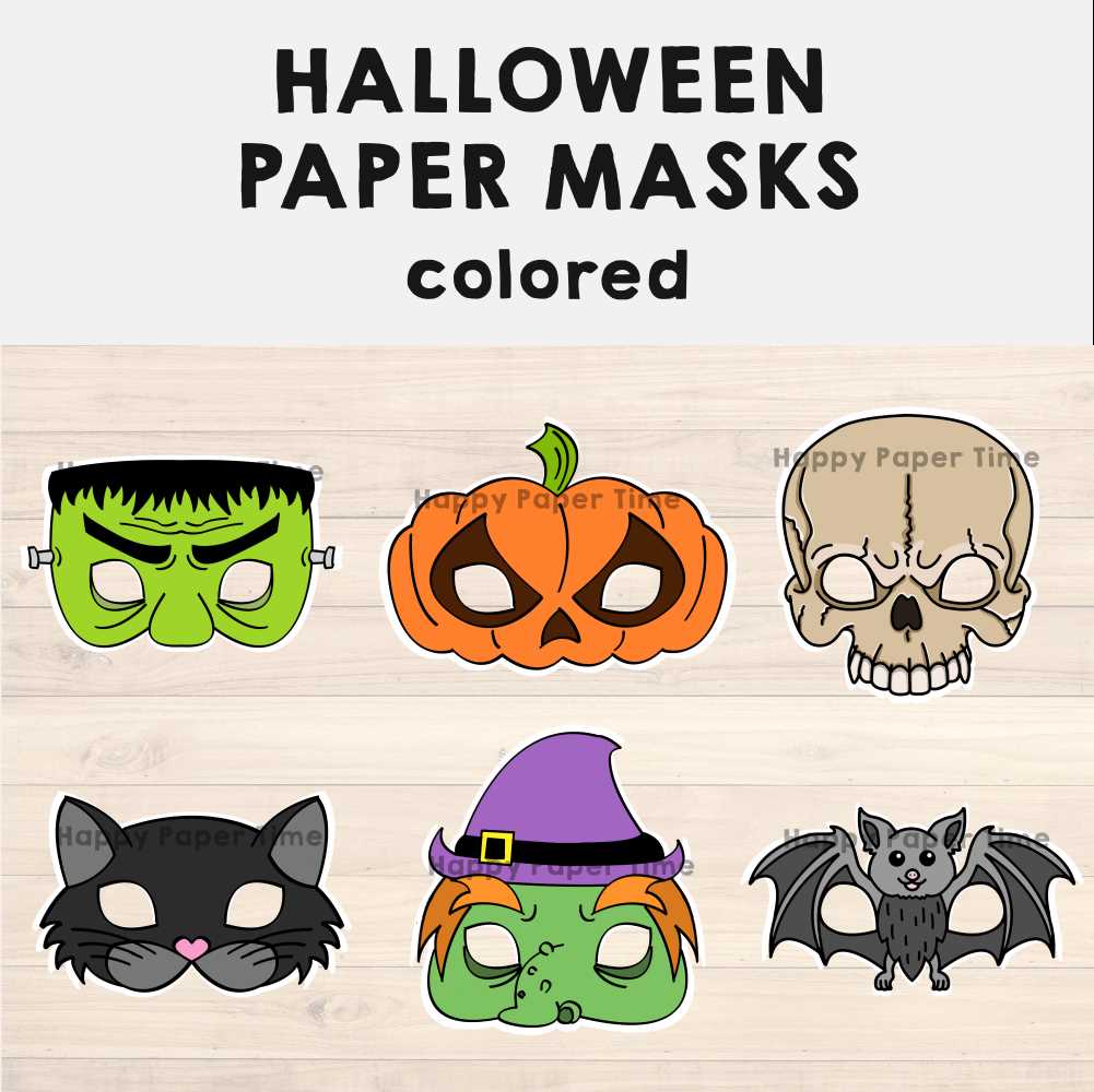 halloween printable masks