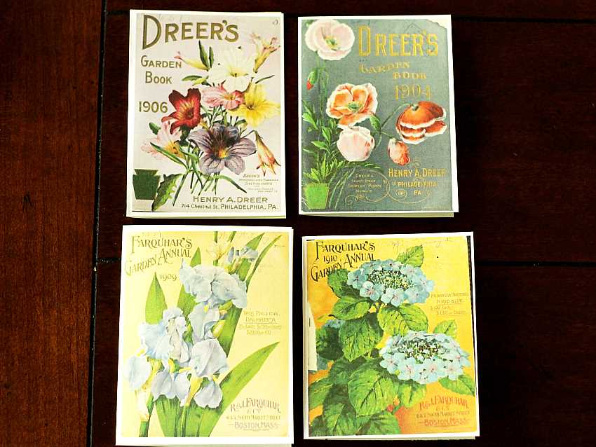 free printable vintage seed packets
