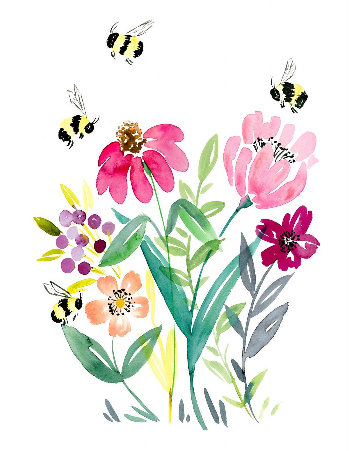 printable bumble bee