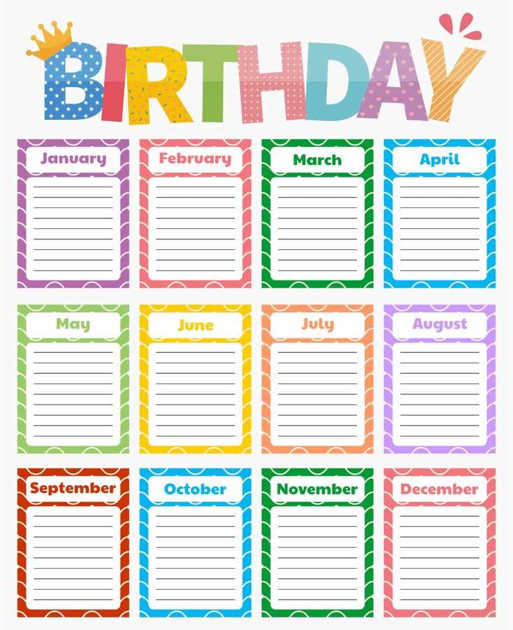 classroom birthday board printables free