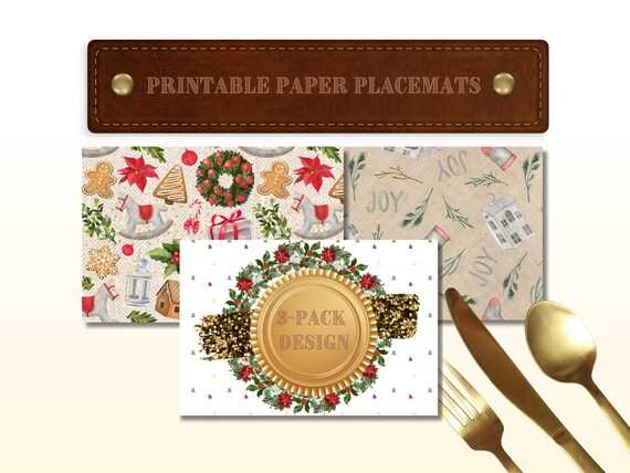 printable paper placemats