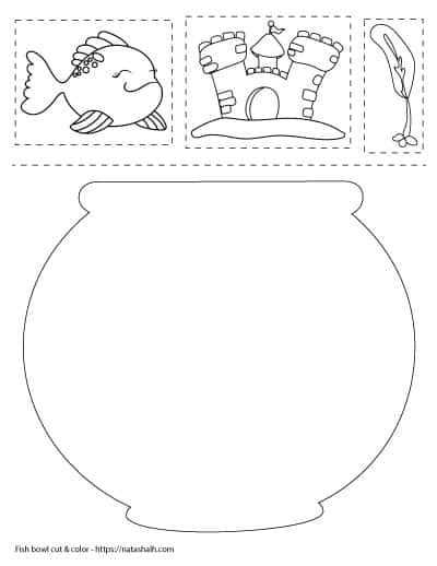 free printable fish bowl template