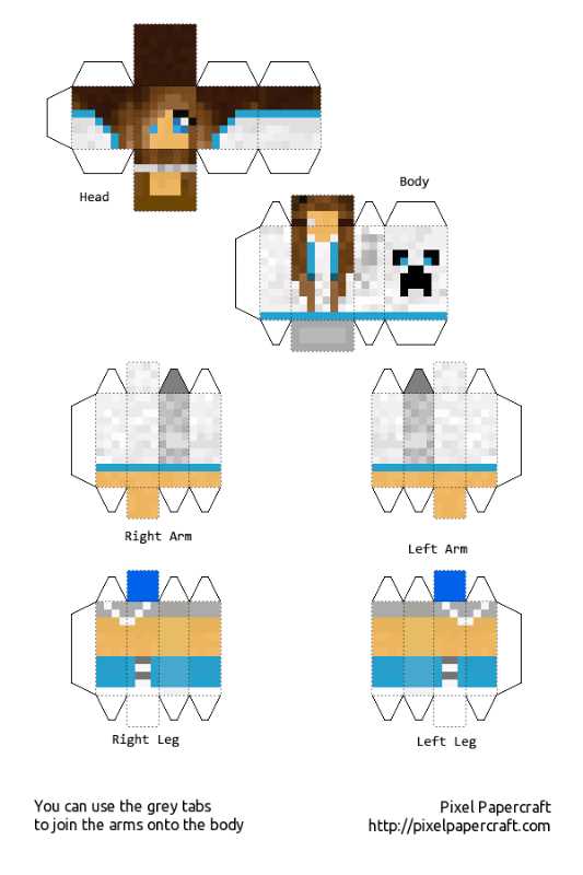 minecraft origami printables