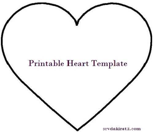 hearts to cut out printable