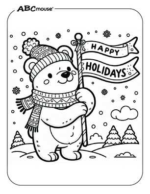 free holiday coloring sheets printable
