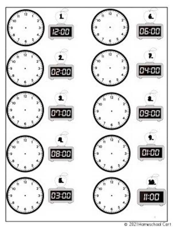 free printable time clock worksheets
