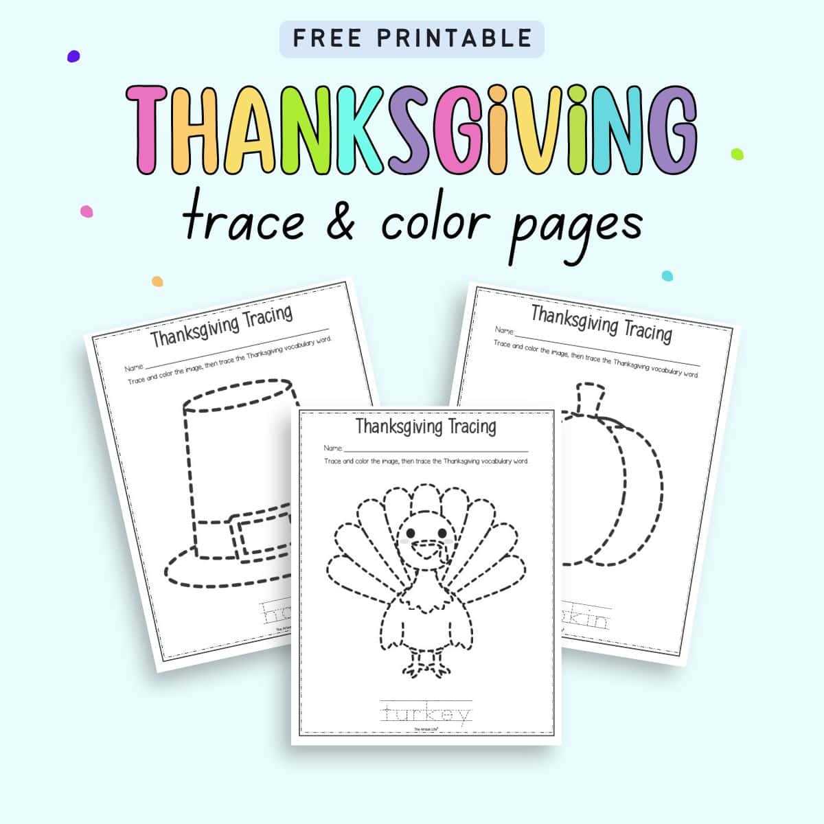 free printable thanksgiving sheets