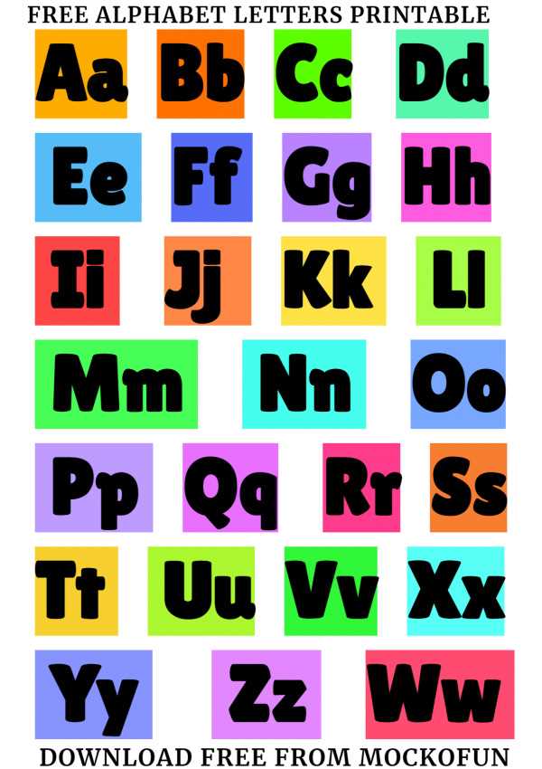 printable letters of the alphabet free