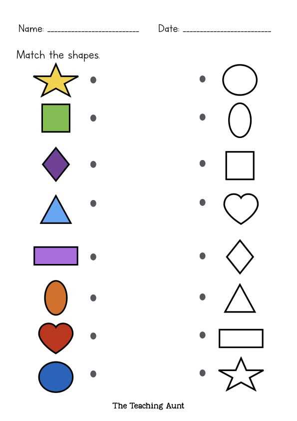 shapes printables for preschool