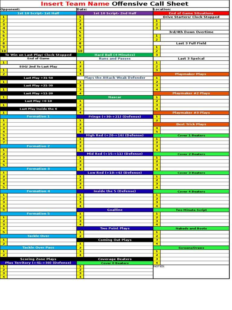 nfl sheets printable