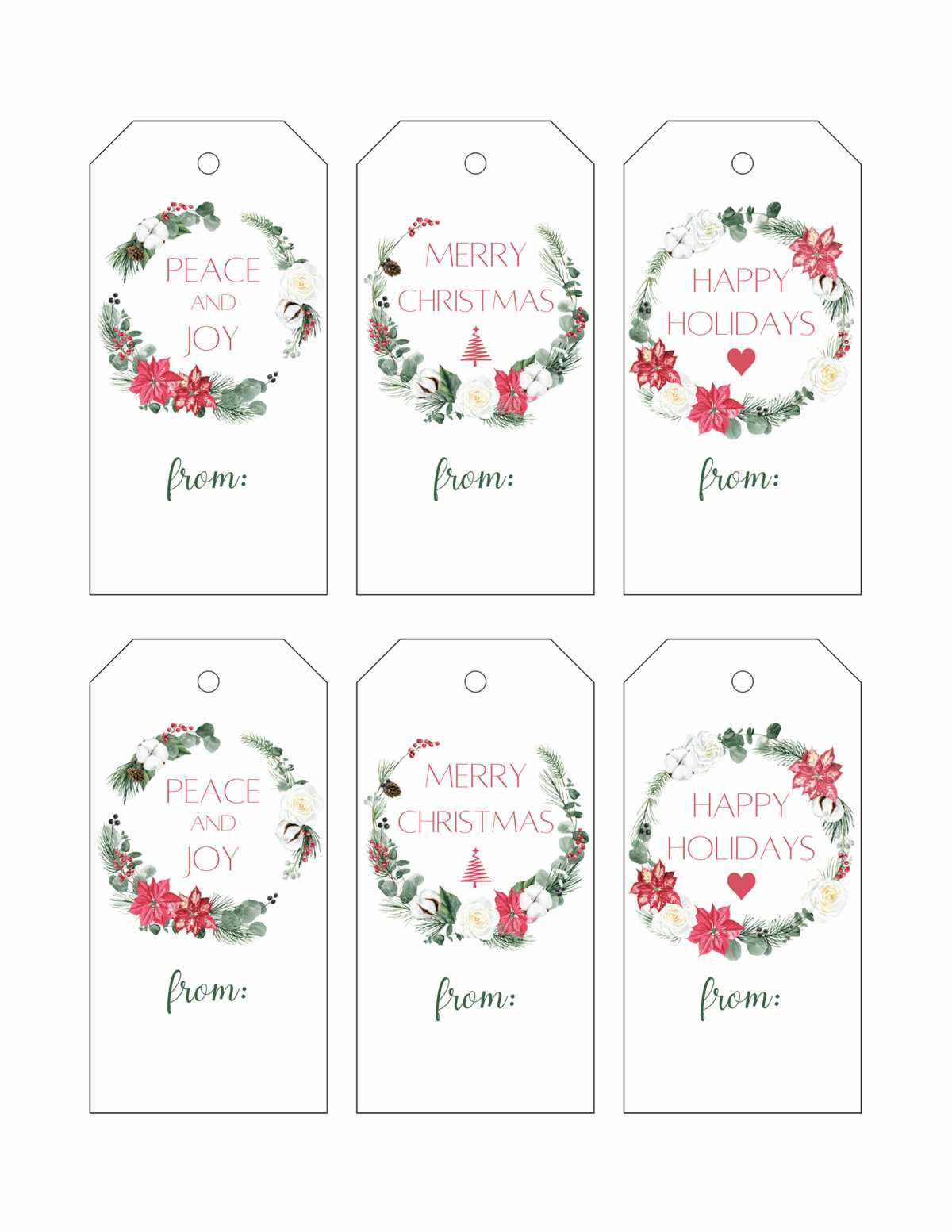 name tags printable christmas