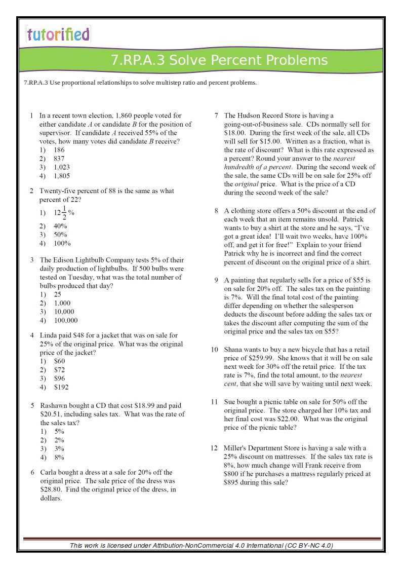 free printable 7th grade math worksheets