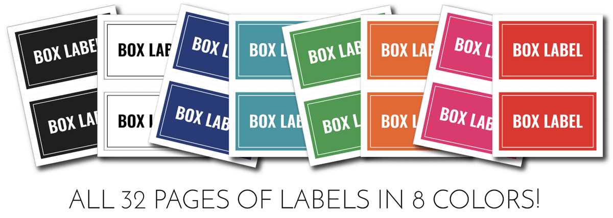 color labels printable