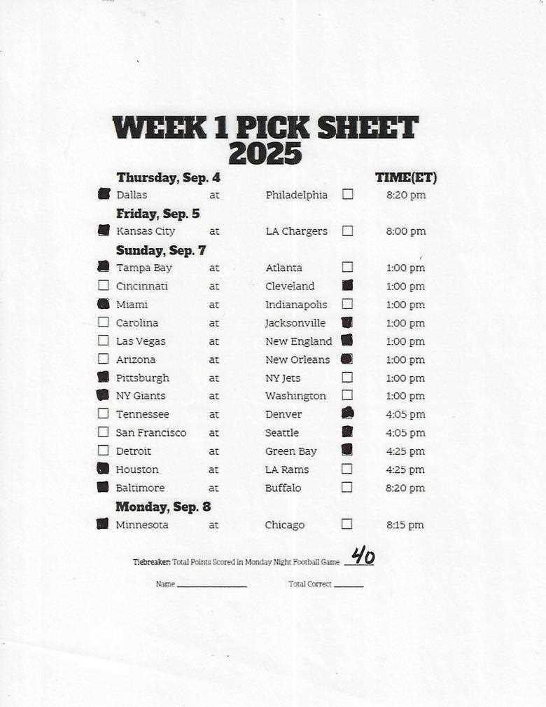 nfl printable picks
