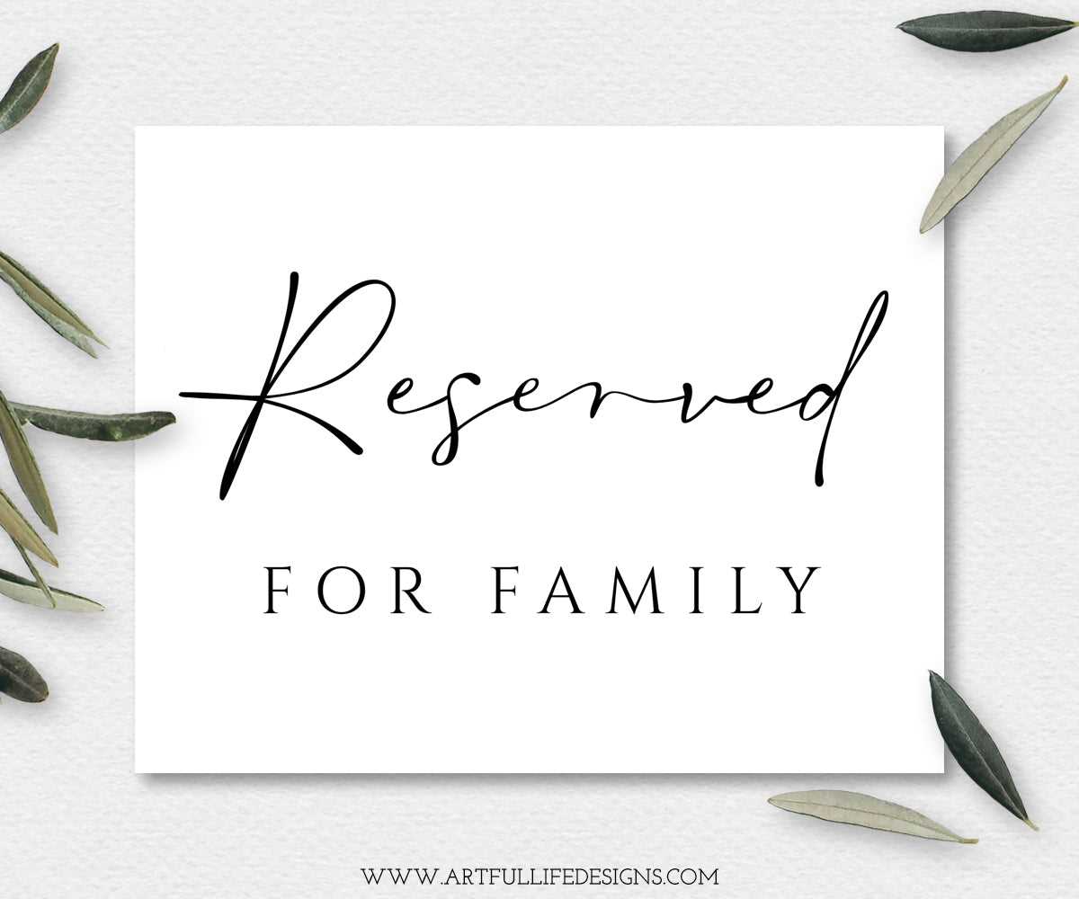 printable reserved sign