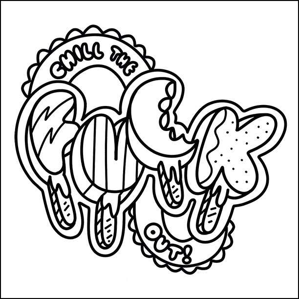 free coloring printables for adults