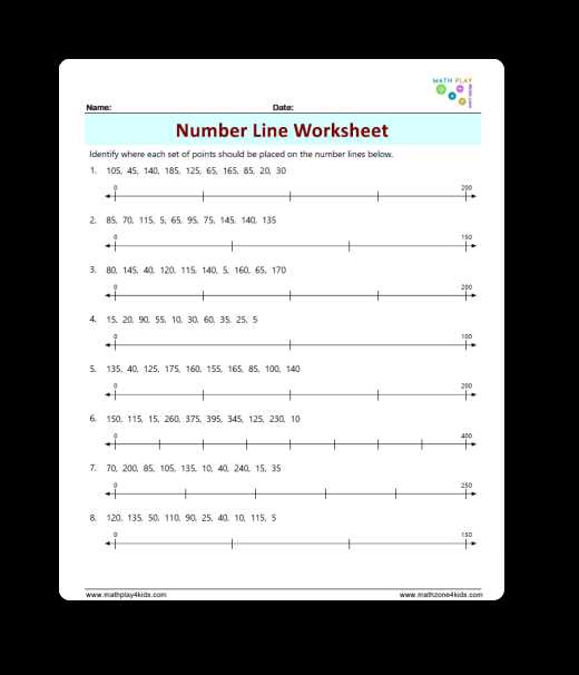 number line to 100 printable