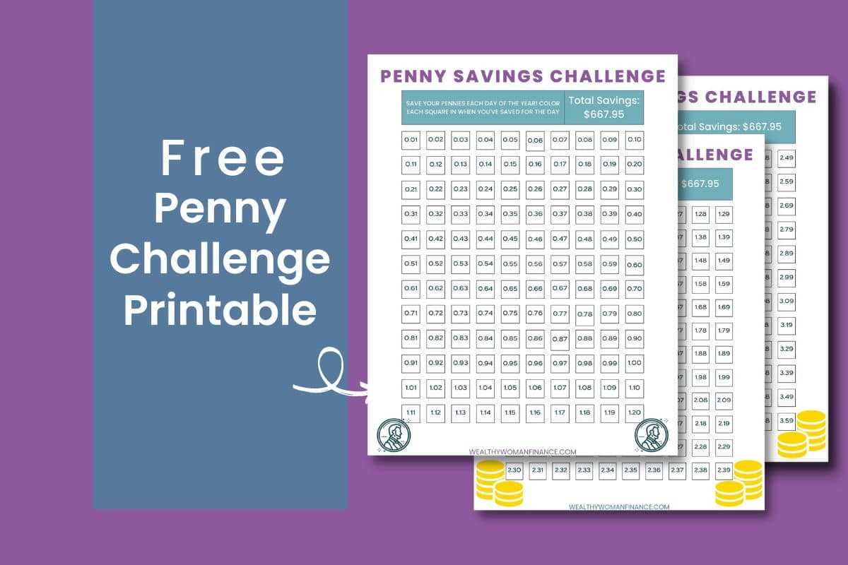 26 week savings challenge free printable
