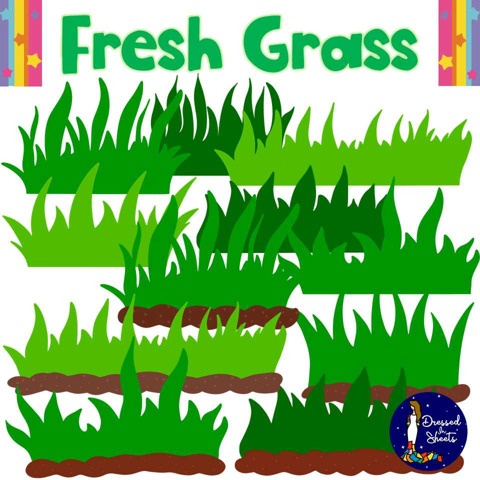 printable grass template