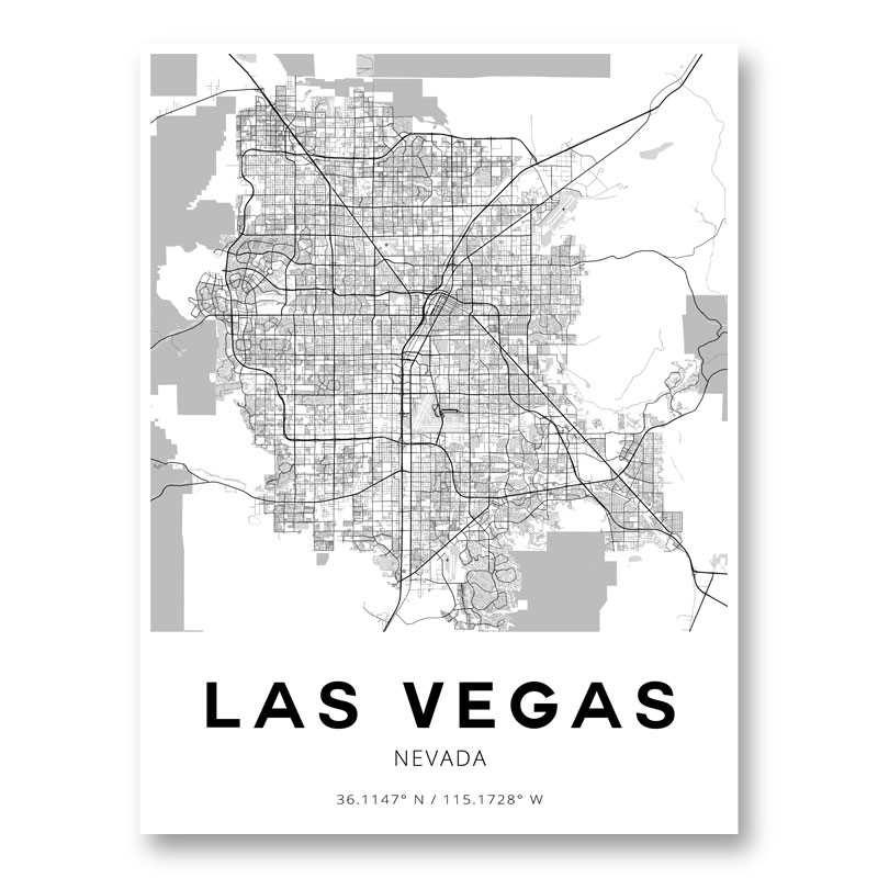 printable map of las vegas nv