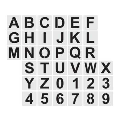 2 inch printable letter stencils