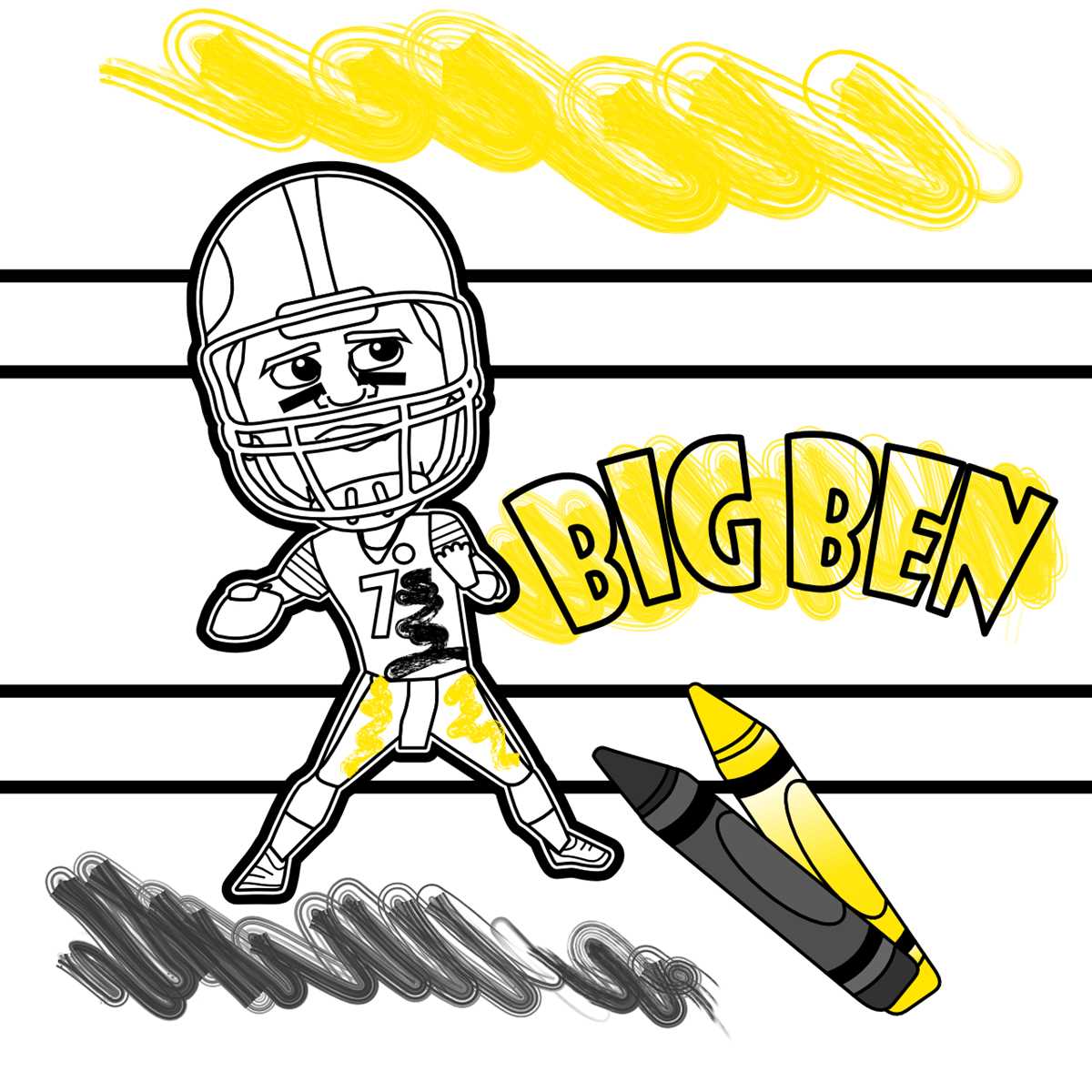 steelers coloring pages printable