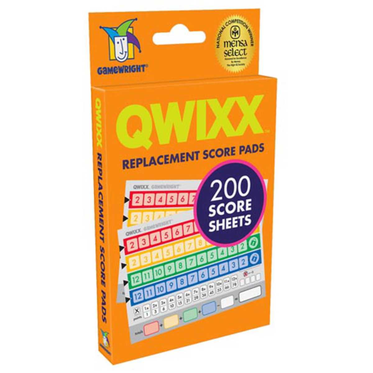 qwixx score sheet printable