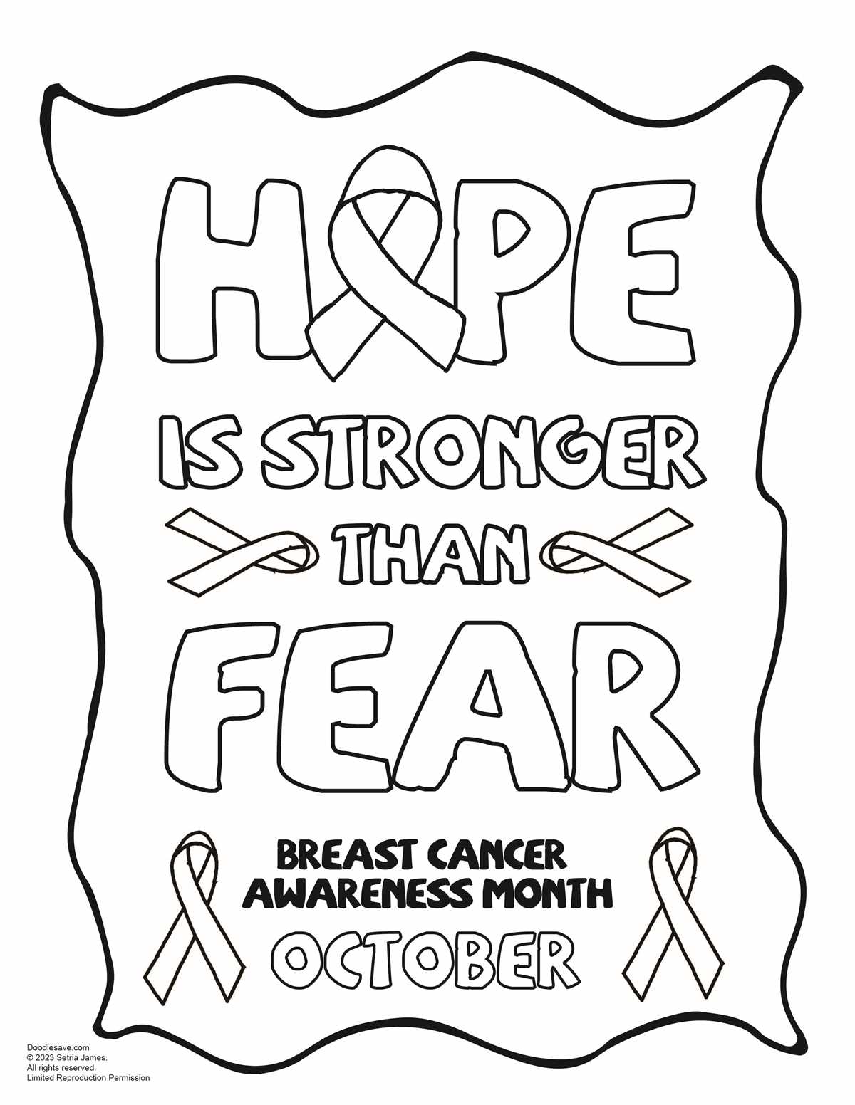 printable breast cancer awareness ribbon