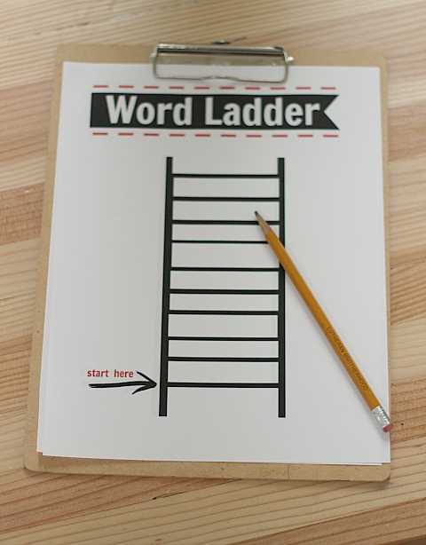 word ladders printable
