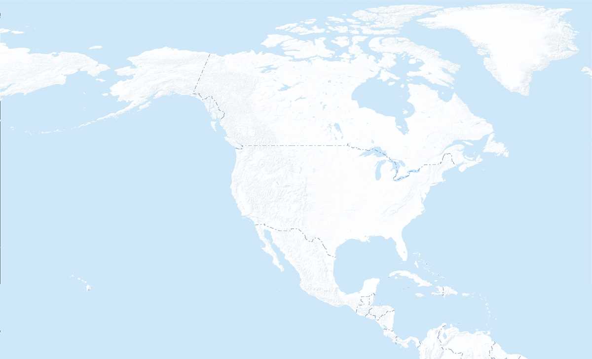 free printable north america map