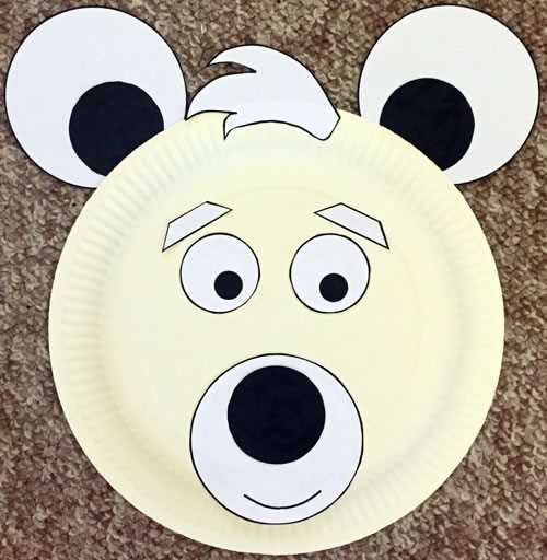 printable polar bear template