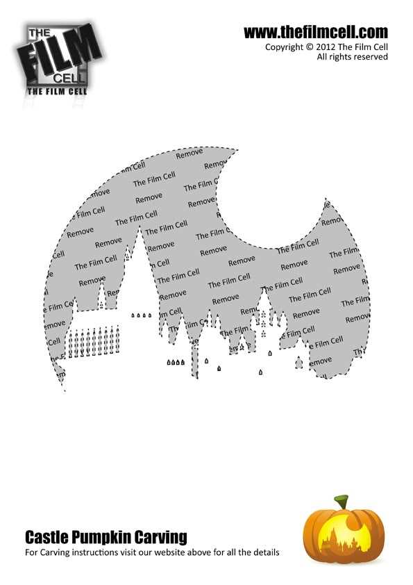 harry potter pumpkin template printable