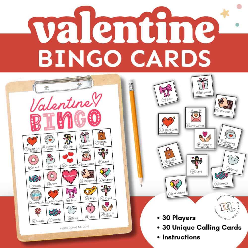 valentine bingo game printable