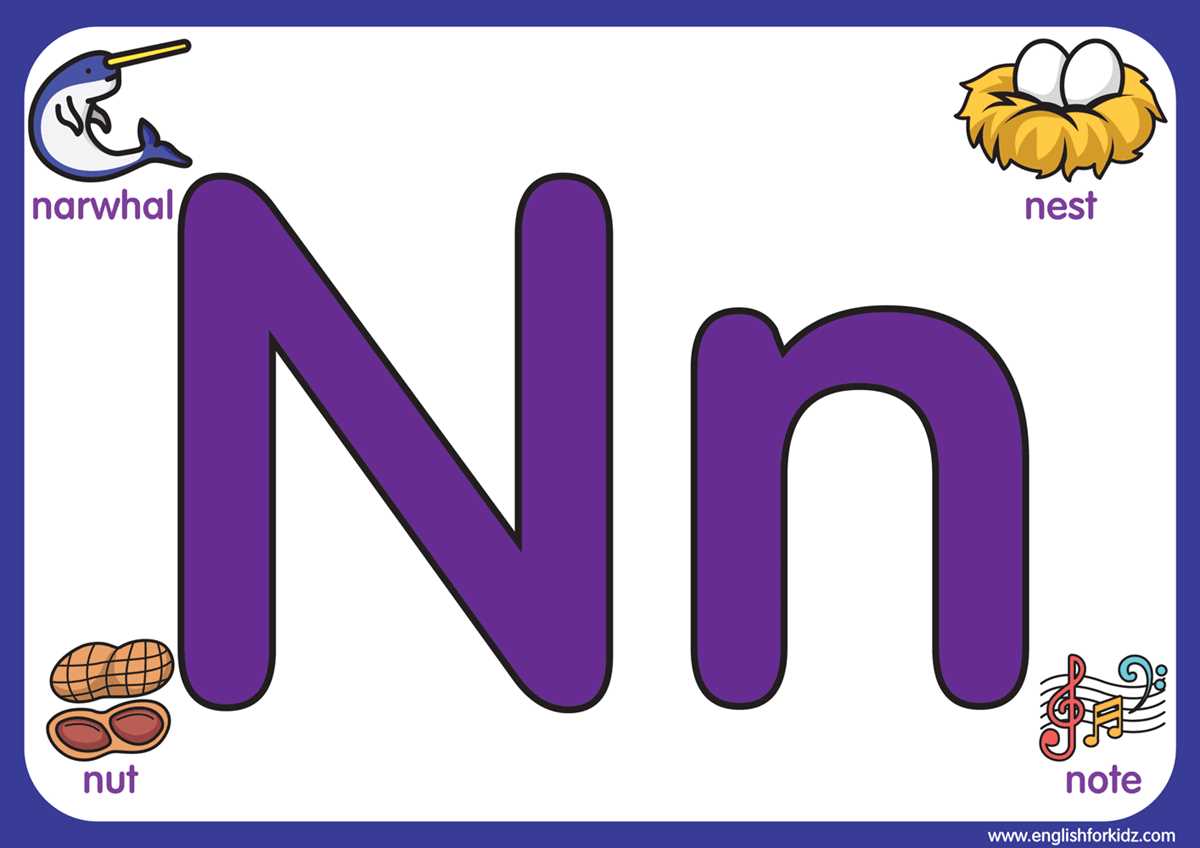 printable letter n