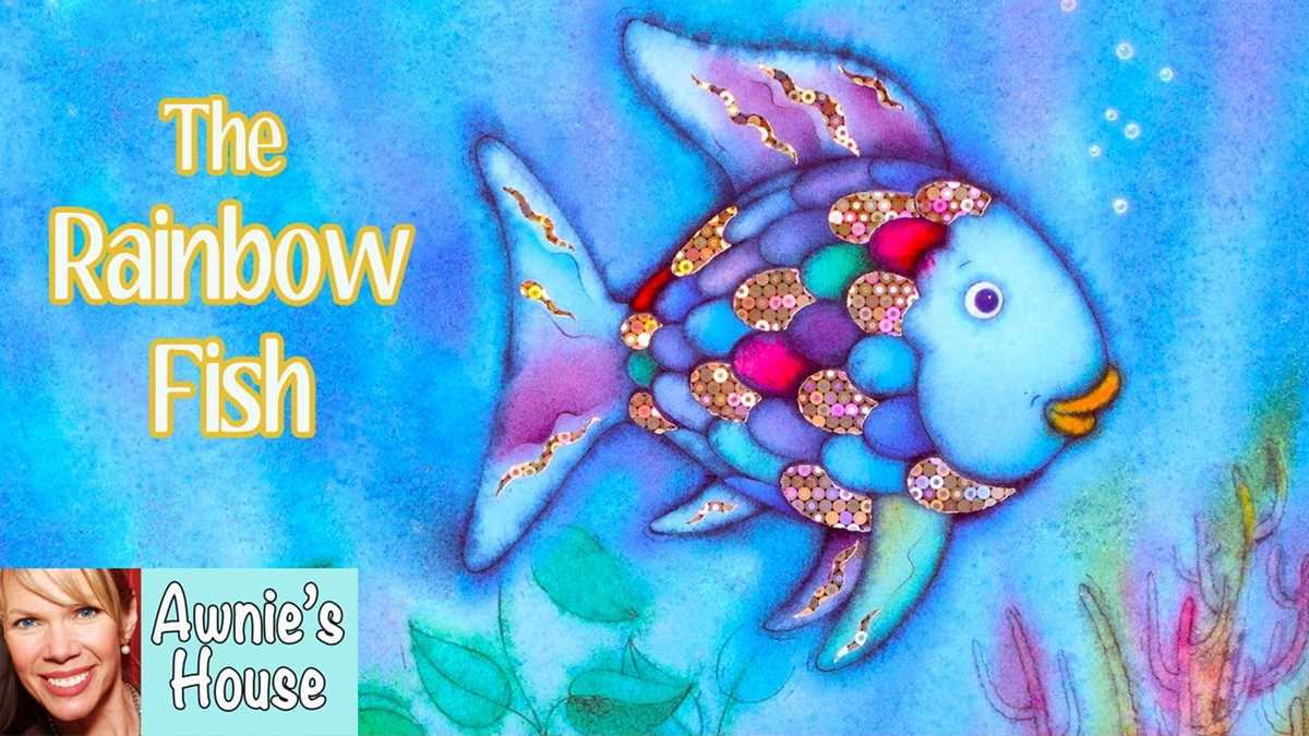 rainbow fish printable template