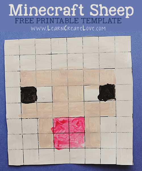 sheep craft printable