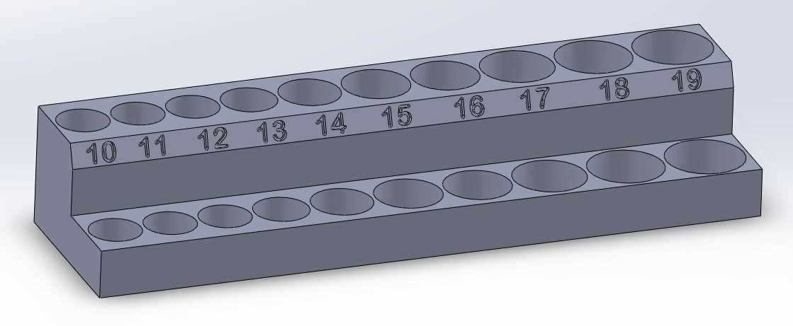 3d printable socket organizer
