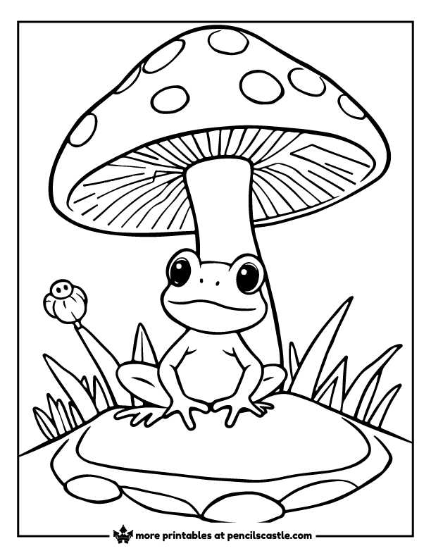 frog coloring pages free printable