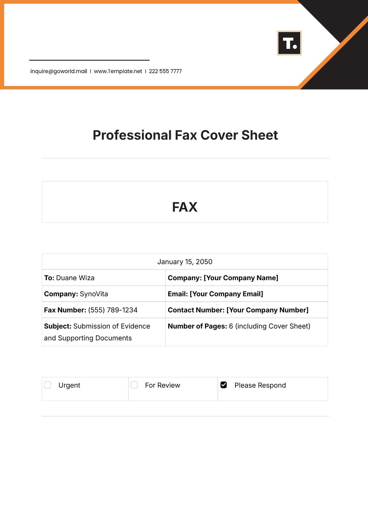 free printable fax cover sheets