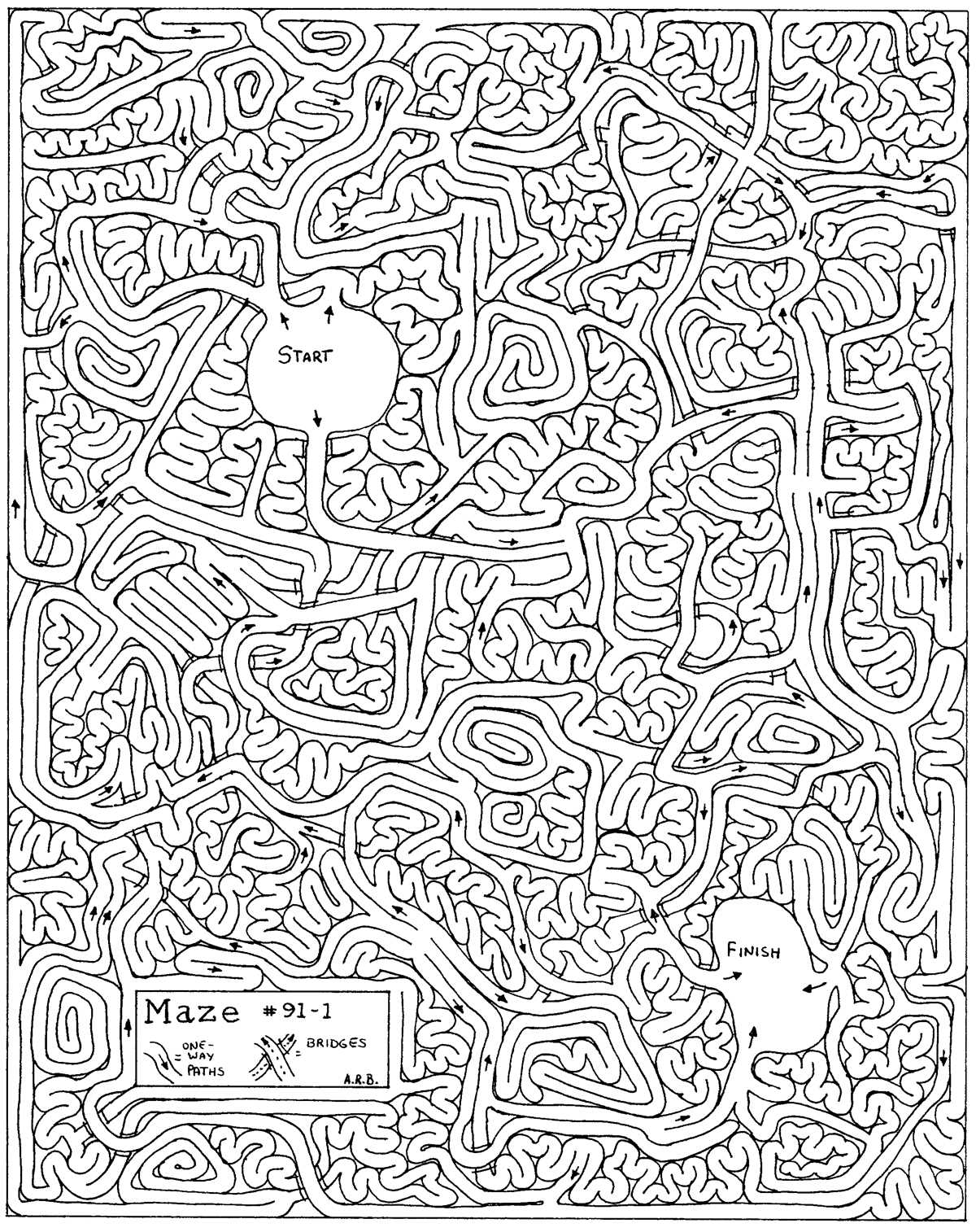 really hard mazes printable
