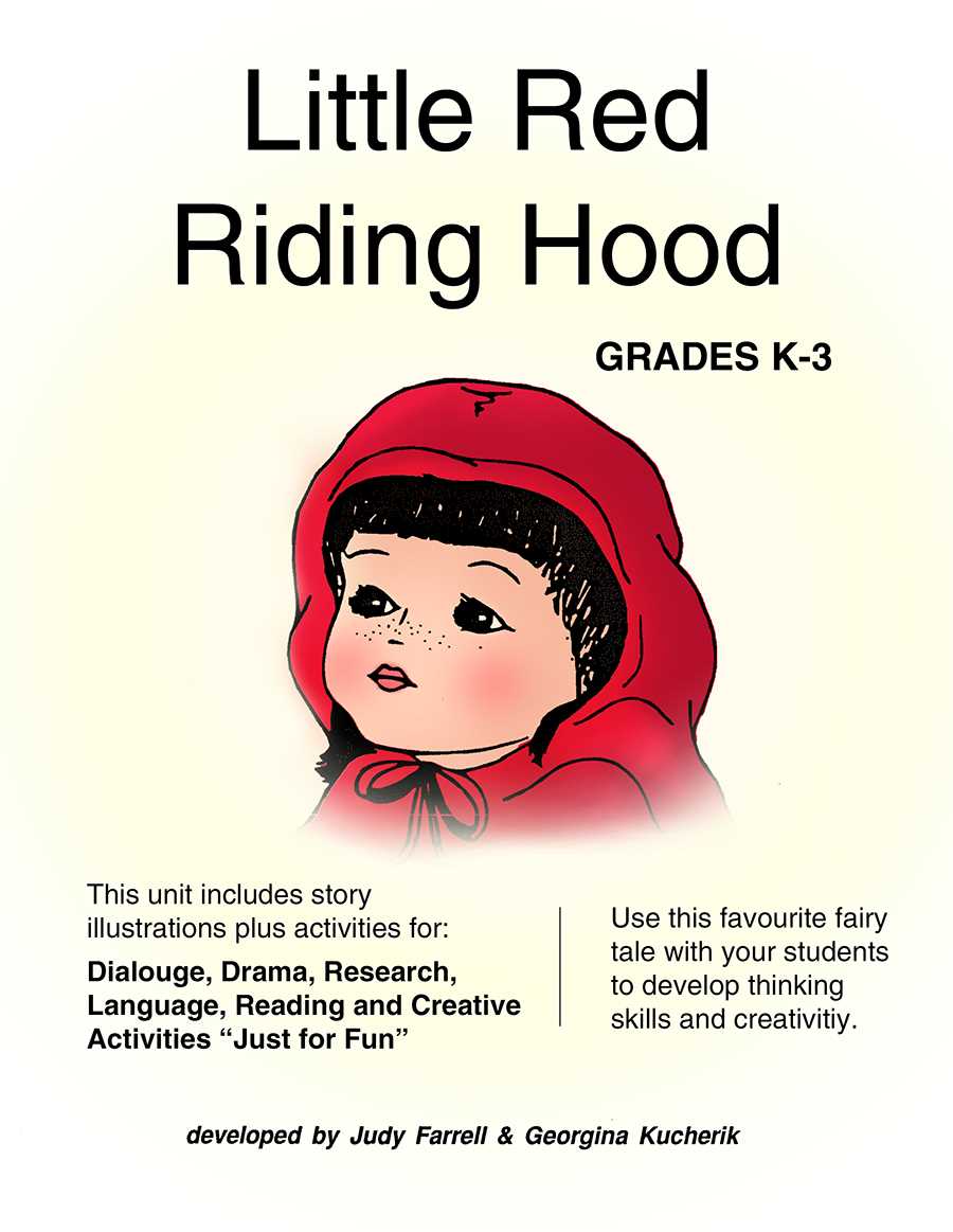 red riding hood printable story