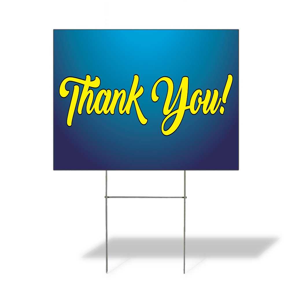 thank you printable signs