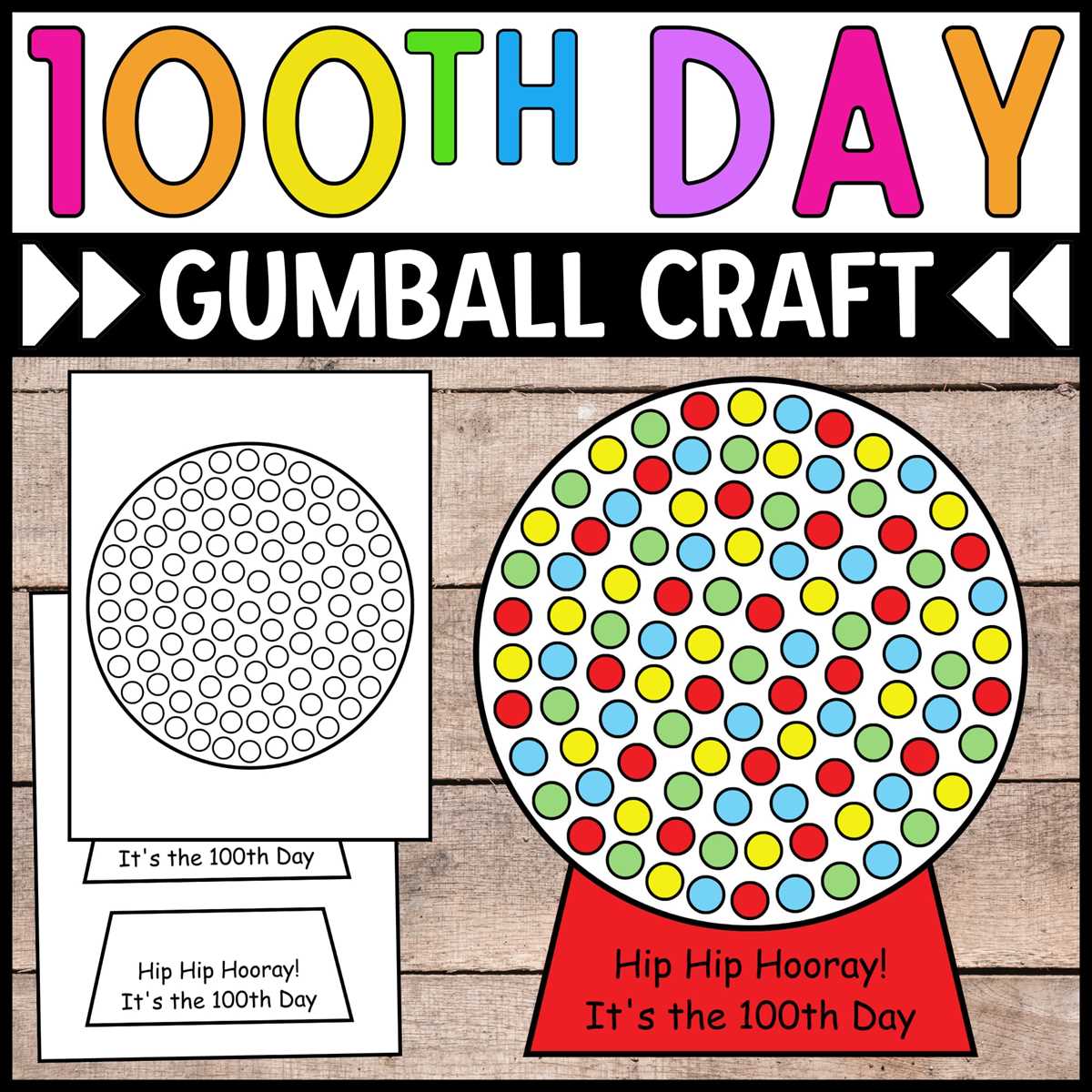 100th day of school free printables