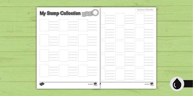 stamp template printable