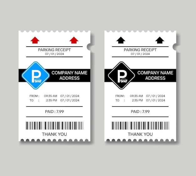 printable parking ticket