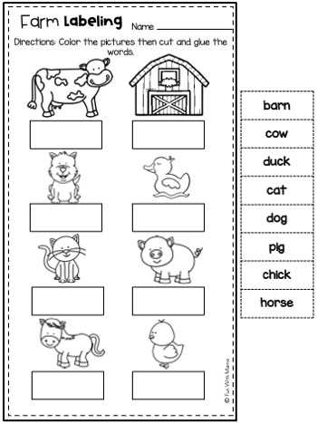 printable farm activities for preschoolers