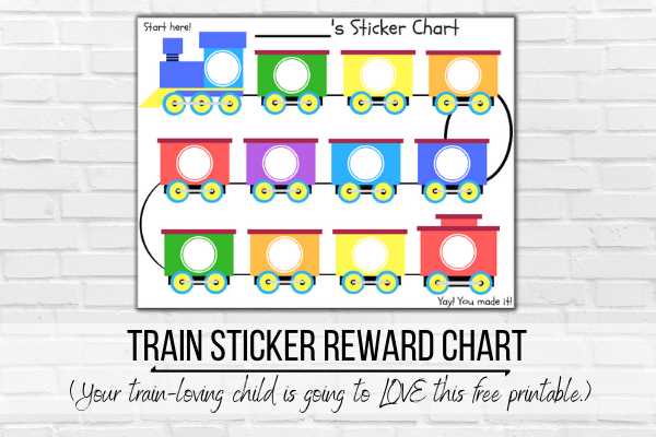 free printable reward sticker chart