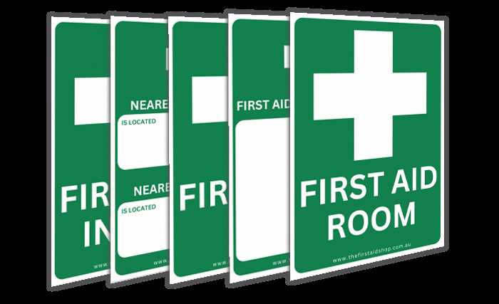 first aid signage printable