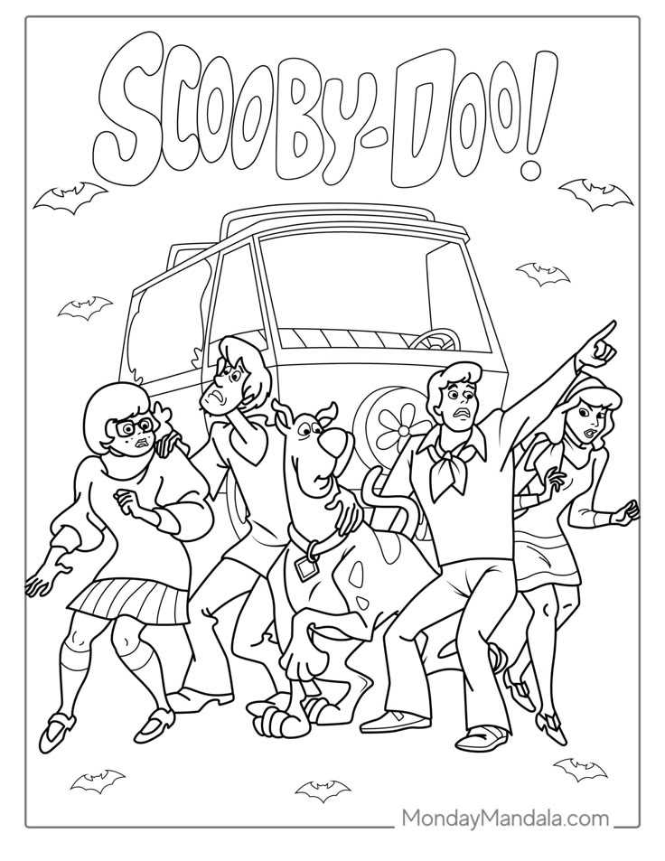 printable coloring pictures of scooby doo