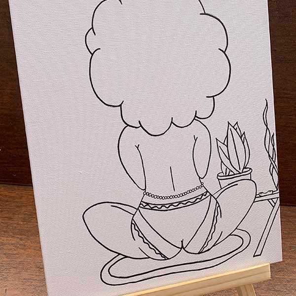 pre drawn canvas printable